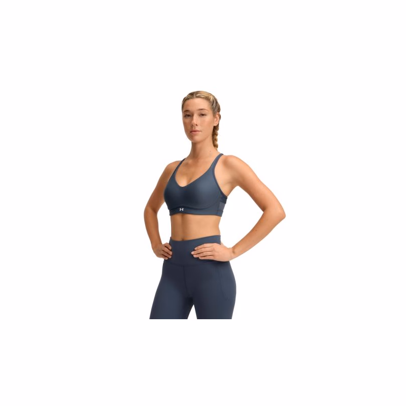 Dámska tréningová športová podprsenka UNDER ARMOUR UA Infinity Low 2.0 Bra-GRY