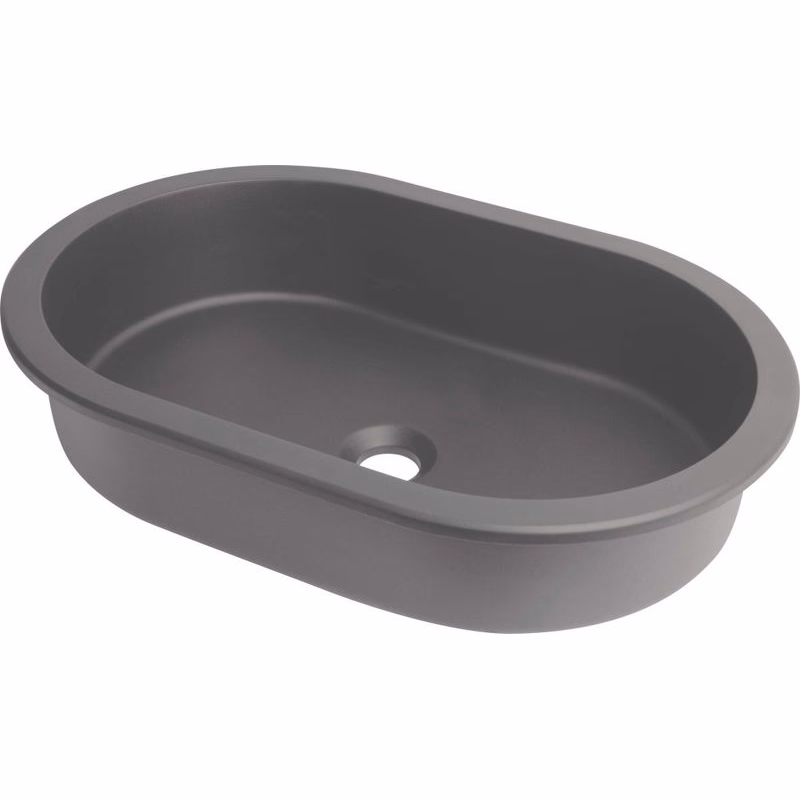 DEANTE - Silia - Granitové umývadlo grafit oval CQS_TU6U