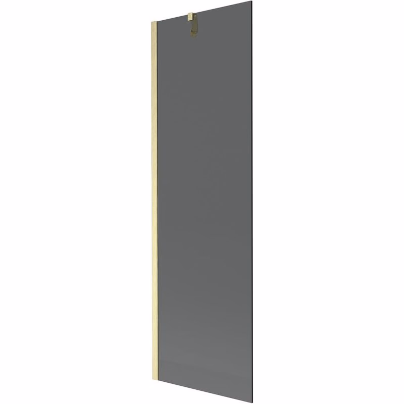 MEXEN/S - Next vaňová zástena FIX 60 x 150, grafit, zlatá kartáčovaná 895-060-000-00-40-55