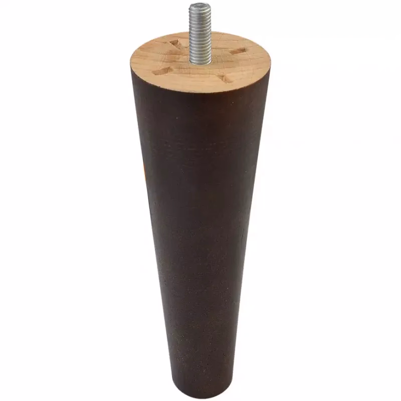 Drevená nábytková noha 150/50-25 mm kužeľ, wenge