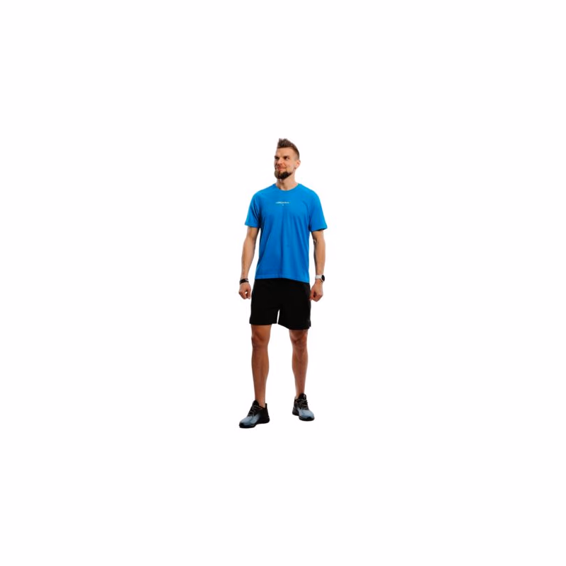 Pánske bežecké tričko s krátkym rukávom ANTA SS Tee-852225101-1-SS22_Q2-Moon Blue Heather
