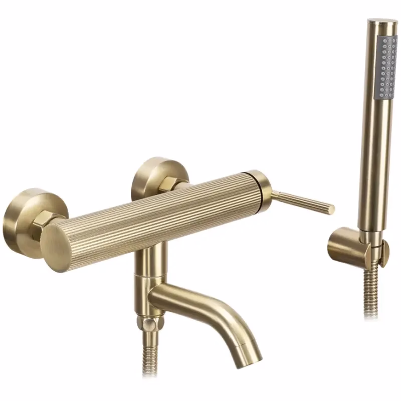REA - Vaňová nástenná batéria Argon Brush Gold REA-B7804
