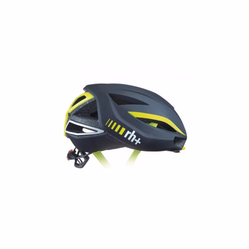 Cyklistická prilba RH+ Lambo, matt black shiny yellow fluo