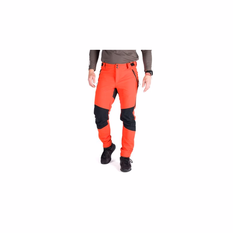 Pánske turistické zateplené nohavice NORTHFINDER ANATOL-170orangeblack