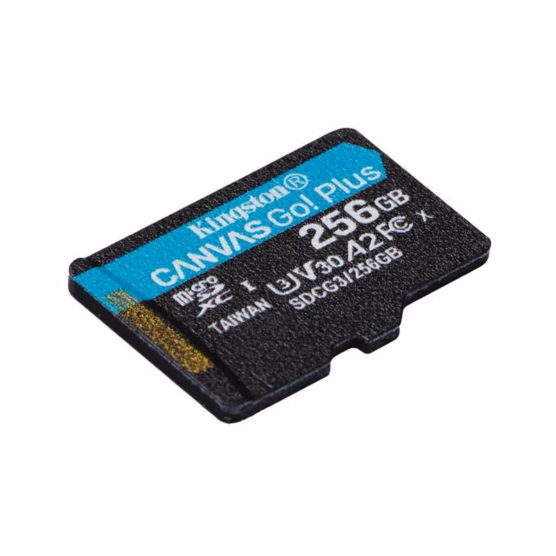 KINGSTON 256GB microSDXC Canvas Go Plus Gen4 200MB/s A2 U3 V30 Card bez adaptéra