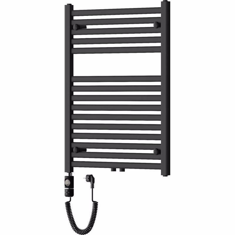 MEXEN/S - Hades radiátor + vykurovacia tyč 800 x 600 mm, 600 W, čierna W104-0800-600-2600-70