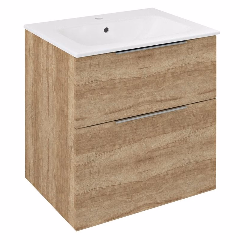 SAPHO - CIRASA umývadlová skrinka 59,2x64x46cm, dub Alabama CR601-2222