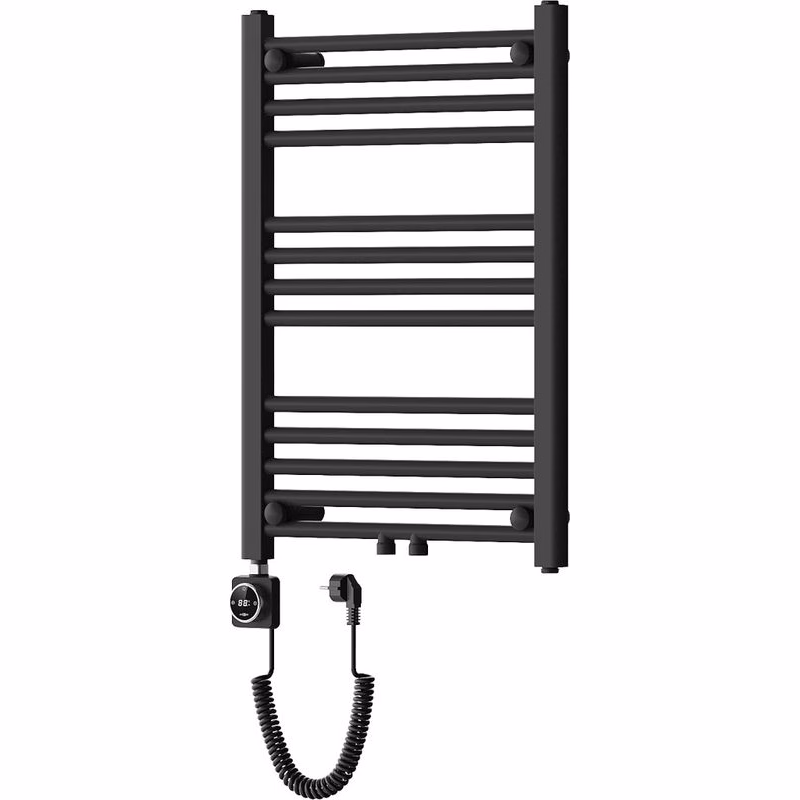 MEXEN/S - Mars radiátor + vykurovacia tyč 700 x 500 mm, 300 W, čierna W110-0700-500-6300-70