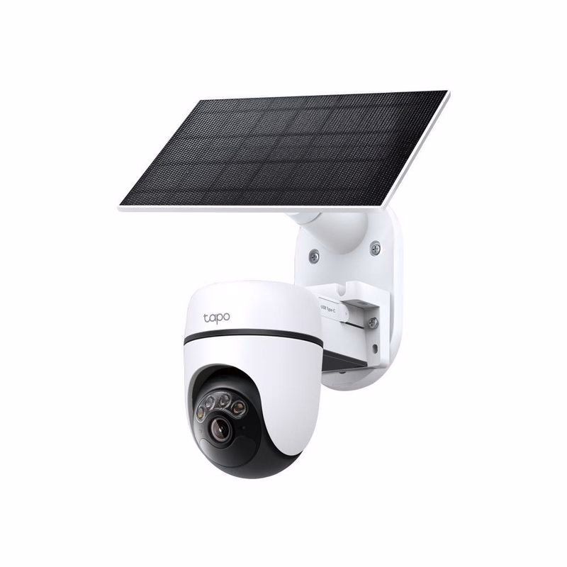 TP-Link Tapo C630 KIT vonkajšia kamera, solárny panel (5MP, 3K, 1620p, IR 16m, WiFi, micro SD card, IP65)