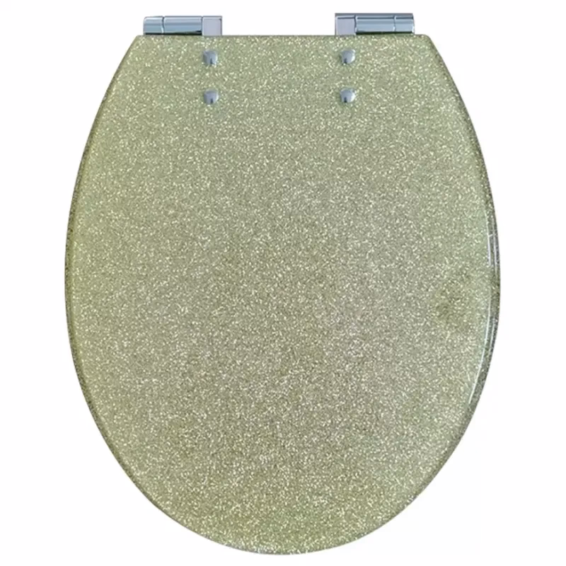 WC doska Gold Glitter
