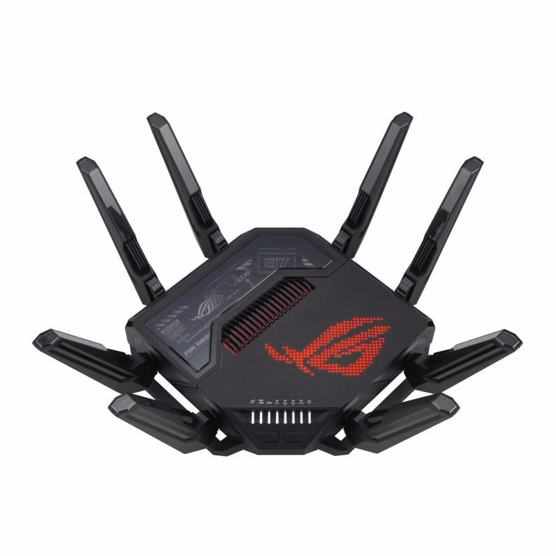 ASUS ROG Rapture GT-BE98 Gaming Router, WiFi 7, Dual 10G Ports, AURA RGB, AiMesh